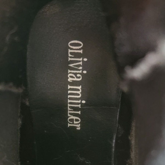 Olivia Miller Platform Boots Shiny size 6.5 - Picture 2 of 11